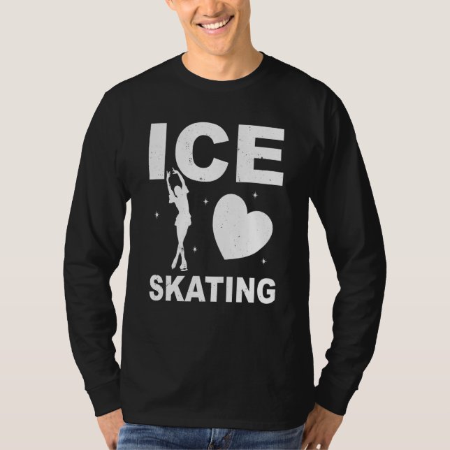 Camiseta Figure Skating Ice Skating Girls Figure Skating  1 (Frente)