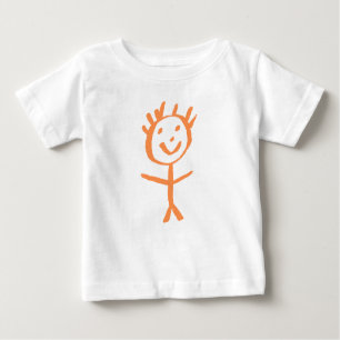 Camiseta figurina humana