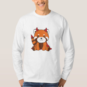 Camiseta Figurino da Bruxa do Diabo Vermelho Panda Hallowee