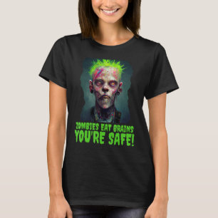 Camiseta Figurino da Festa de Horror do Zombie Punk
