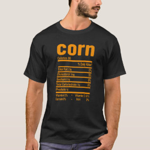 Camiseta Figurino de Ação de Graças da Nutrição de Milho