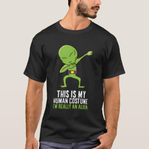 Camiseta Figurino De alienígena Esta É A Minha Figurinha Hu