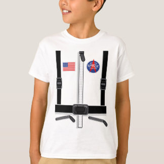 Camiseta Figurino De Astronauta Para Crianças Homens, Fato