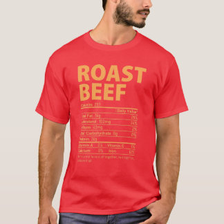 Camiseta Figurino de carne assada Engraçado Comida de Ação 