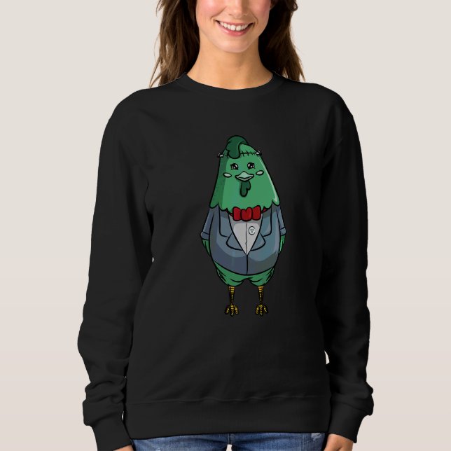 Camiseta Figurino De Frango Frankenstein Para O Halloween D (Frente)