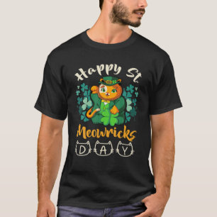 Camiseta Figurino De Gato Leprechaun Para Dia de São Patríc