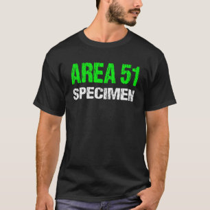 Camiseta Figurino de Halloween 51 Groom Lake Roswell Aliení