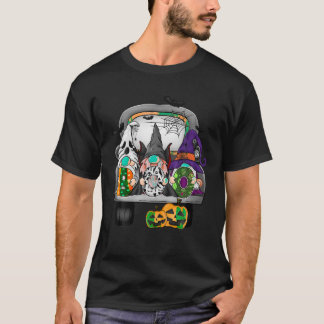 Camiseta Figurino De Halloween Boo Gnomos Engraçados Com Ca