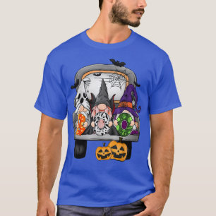 Camiseta Figurino De Halloween Boo Gnomos Engraçados Com Ca