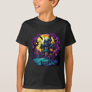 Camiseta Figurino de Halloween da Casa Assombrada