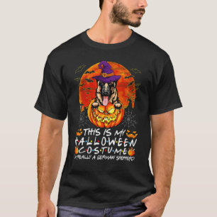 Camiseta Figurino de Halloween Eu sou mesmo um cão German s