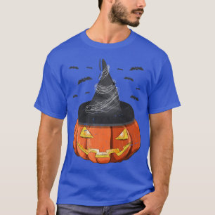 Camiseta Figurino de Halloween Spooky Jack O Lantern Bruxo 