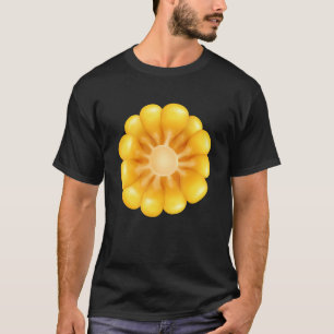 Camiseta Figurino de Milho Halloween Legal Comida Vestida