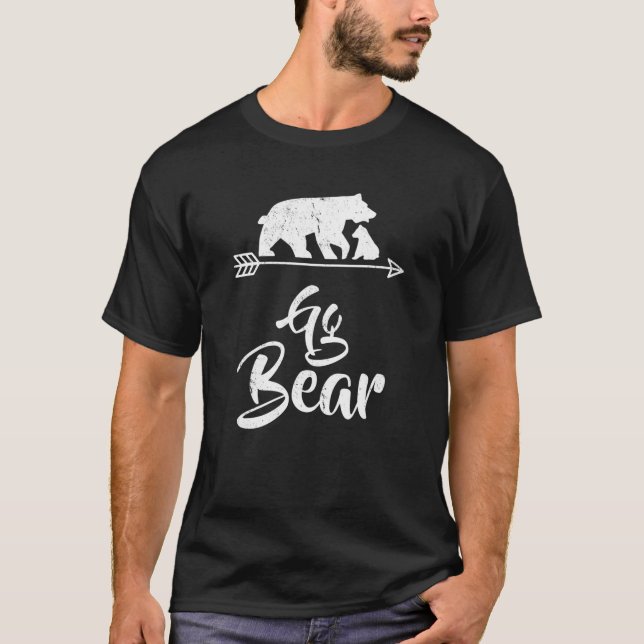 Camiseta Figurino de Natal da Família do Urso Gg (Frente)