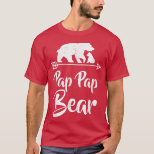 Camiseta Figurino de Natal da Família do Urso Pap Correspon