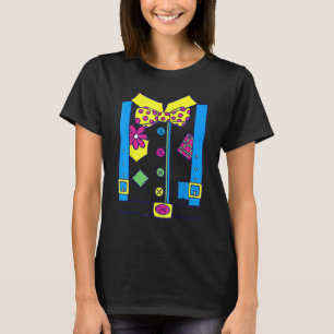Camiseta Figurino de Palhaço Halloween Meninas de Vintage M