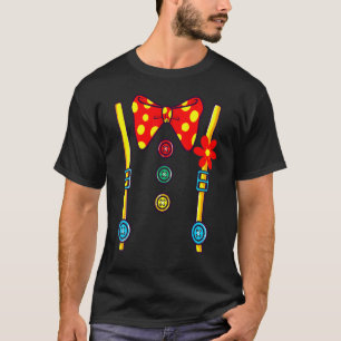 Camiseta Figurino de Palhaço Halloween Meninas de Vintage M