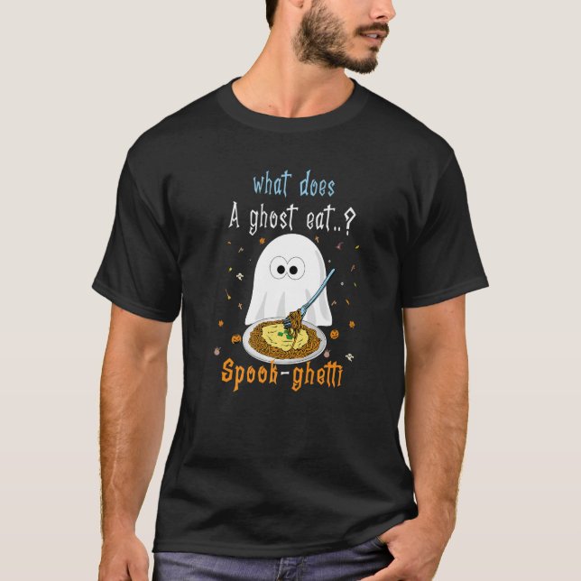 Camiseta Figurino de Piadas de Halloween para Spooky Season (Frente)