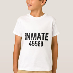 Camiseta Figurino de presidiário do dia das bruxas