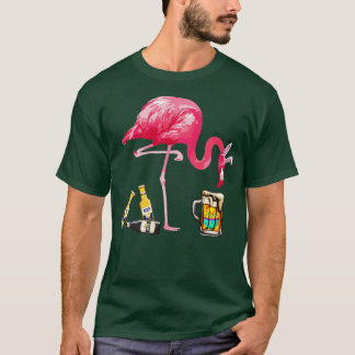 Camiseta Figurino do Bebendo Flamingo Dia da Páscoa de Cerv