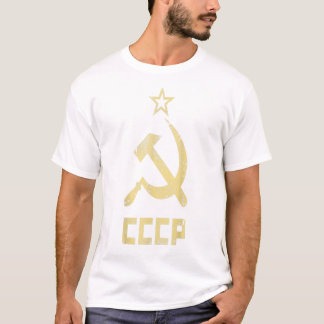 Camiseta Figurino do Dia das Bruxas Comunista USSR Vintage 