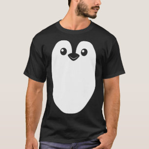 Camiseta Figurino do Dia das Bruxas de Pinguim para Homens 