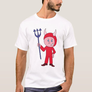 Camiseta Figurino do Dia das Bruxas do Diabo
