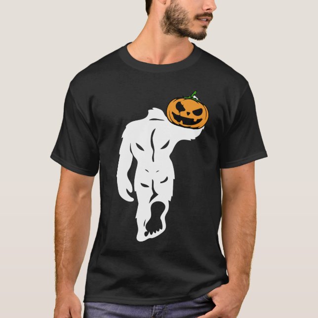 Camiseta Figurino do Dia de as Bruxas engraçado Pumpkin do  (Frente)