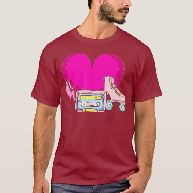 Camiseta Figurino do Disco Derby do Roller dos anos 80 (Frente)