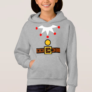 Camiseta Figurino do Elfo de Natal para Mulheres, Crianças,