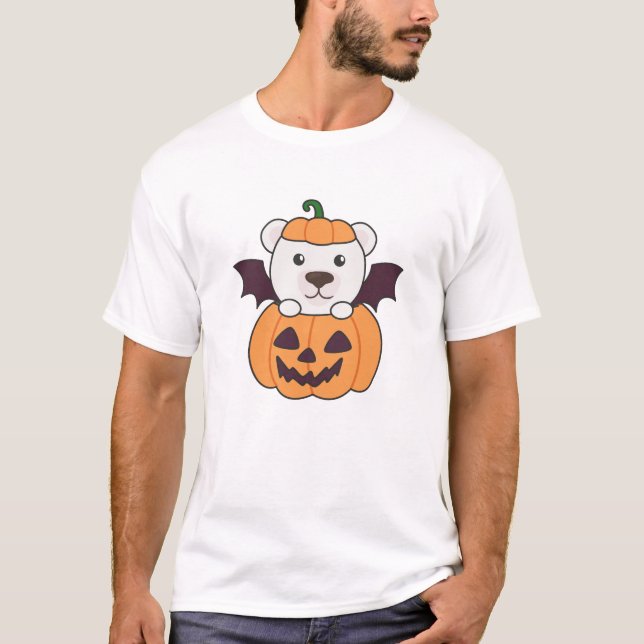 Camiseta Figurino do Polar Bear Halloween (Frente)