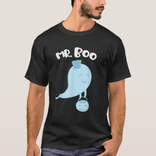 Camiseta Figurino para Casais Sr. BOO e Sra. Boo Matching H