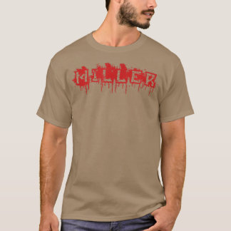 Camiseta Figurino Personalizado do Primeiro Nome Miller Hal