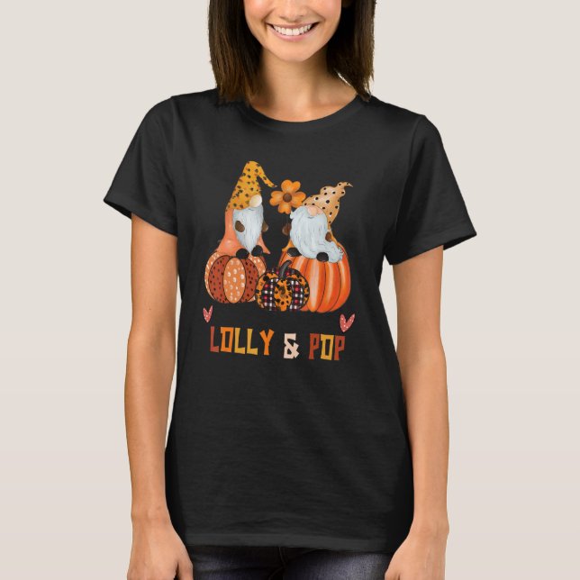 Camiseta Figurino preguiçoso do Halloween Lolly Lolli e Cas (Frente)