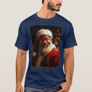 Camiseta Figurino Realista do Festa de Natal do Papai Noel