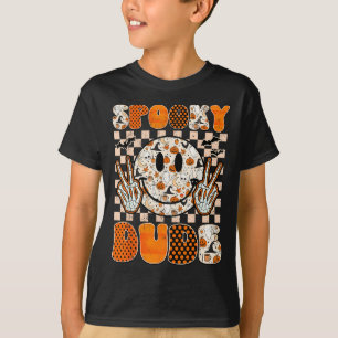 Camiseta Figurinos de Dia das Bruxas de Spooky Garotas Cria