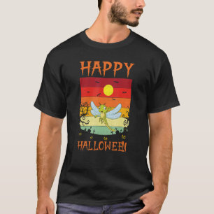 Camiseta Figurinos de Halloween Retro Correspondendo Dragon