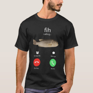 Camiseta Fih Calling Remind me Message Decline Acc