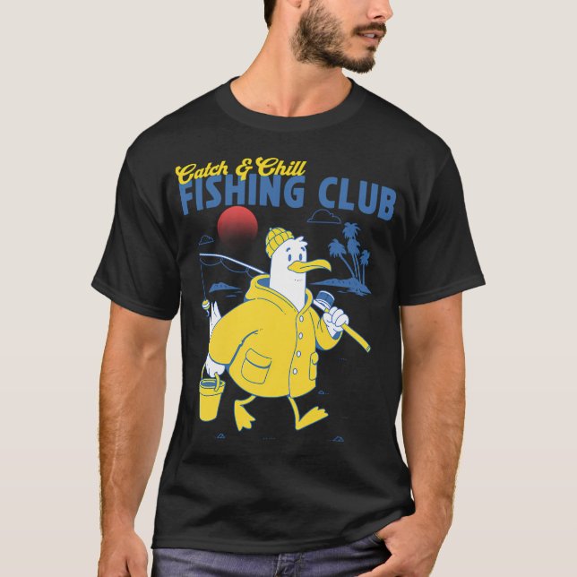 Camiseta Fih Chamando Meme Divertido de Pesca Hum de Peixe  (Frente)