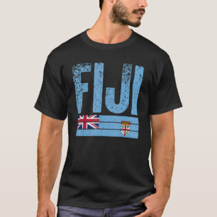 Camiseta Fiji Flag Fijians Meninas Mulheres Crianças