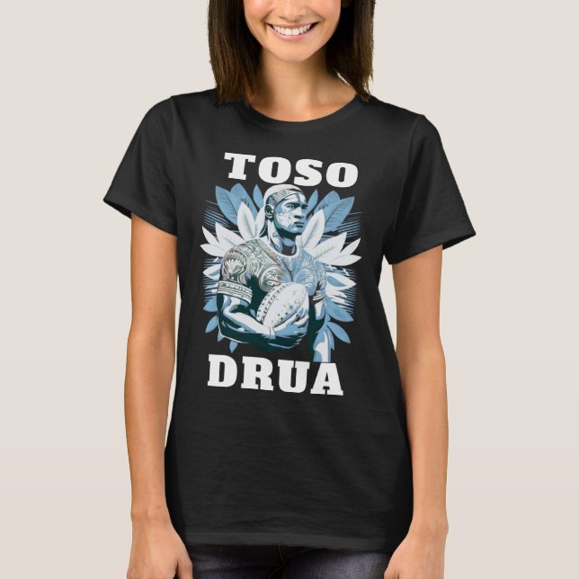 Camiseta Fiji Rugby  Rugby Toso Drua (Frente)