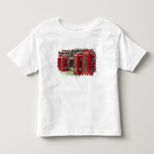 Camiseta Fila de cabines telefónicas na parte traseira do R