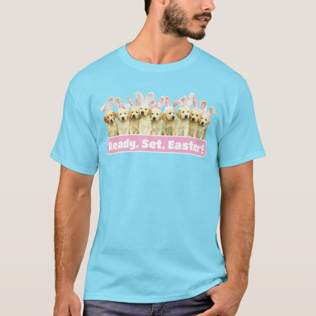 Camiseta Fila de Coelhinhos Cachorrinhos (Frente)