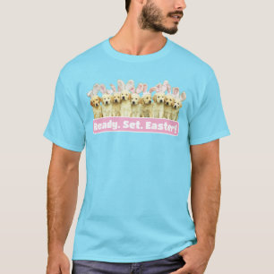 Camiseta Fila de Coelhinhos Cachorrinhos