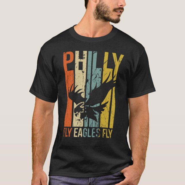 Camiseta Filadélfia Fly Eagles Fly Philly Futebol (Frente)