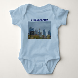 Camiseta Filadélfia Skyline do Rio Walk