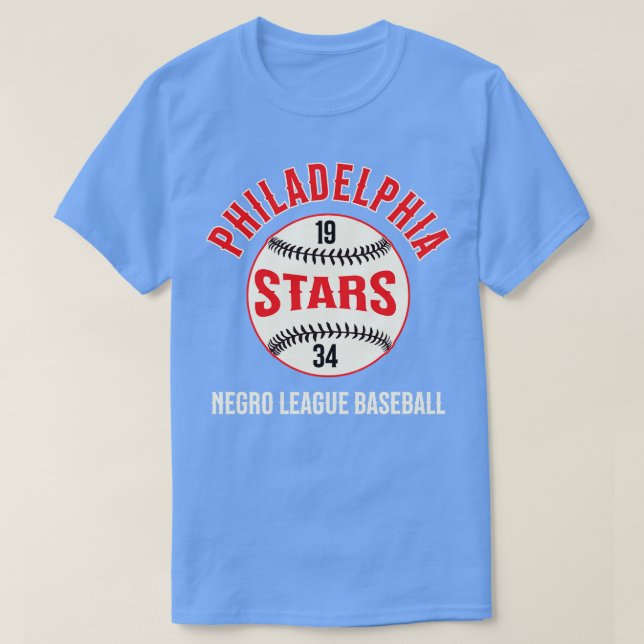 Camiseta Filadélfia Stars Negro Leagues Baseball (Frente do Design)