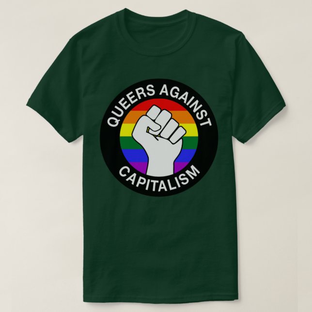 Camiseta Filas contra o capitalismo1 (Frente do Design)