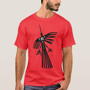 Camiseta Filas nazcas do Peru na silhueta Condor de Humming
