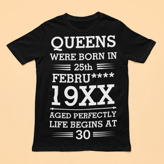 Camiseta Filas personalizadas foram Nasceres no mês de idad